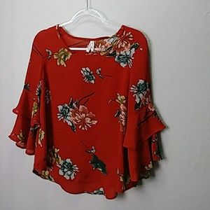 Red Blouse by Live 4 Truth Size L